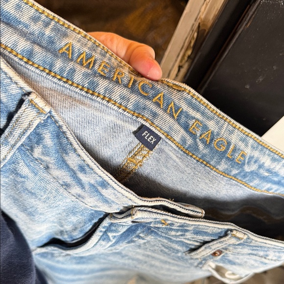 Men's Distressed Blue Jeans - Picture 7 of 9